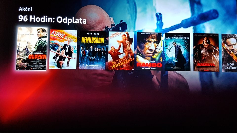 Vodafone TV - videopůjčovna