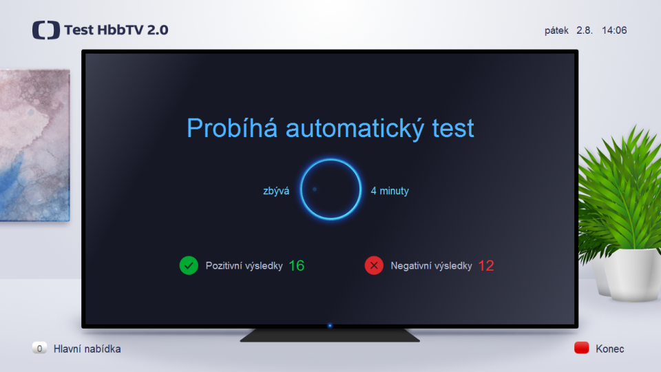 Česká televize zahájila testy hybridního vysílání HbbTV 2.0
