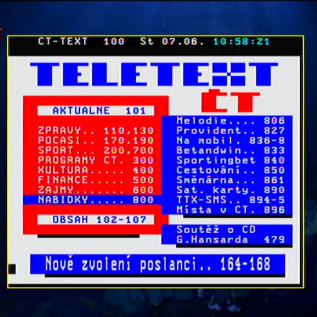 V Česku jsou diváci na klasický teletext bez internetu stále zvyklí | foto: Kateřina Kučerová