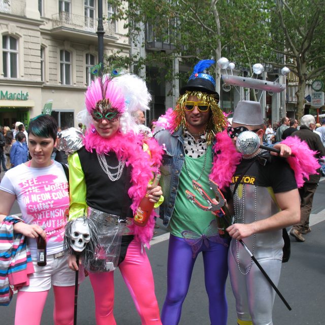 Průvod gayů a lesbiček | foto: Klára Stejskalová