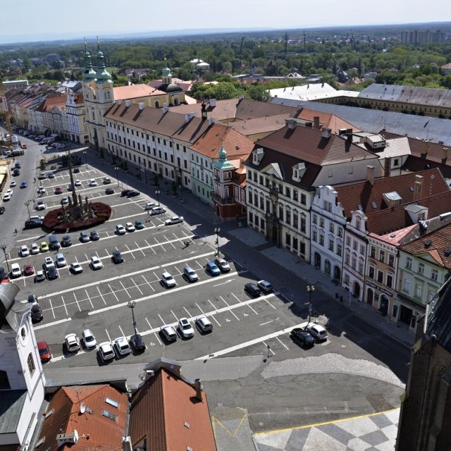 Výhled na Velké náměstí | foto: Jiřina Šmídová,  Český rozhlas