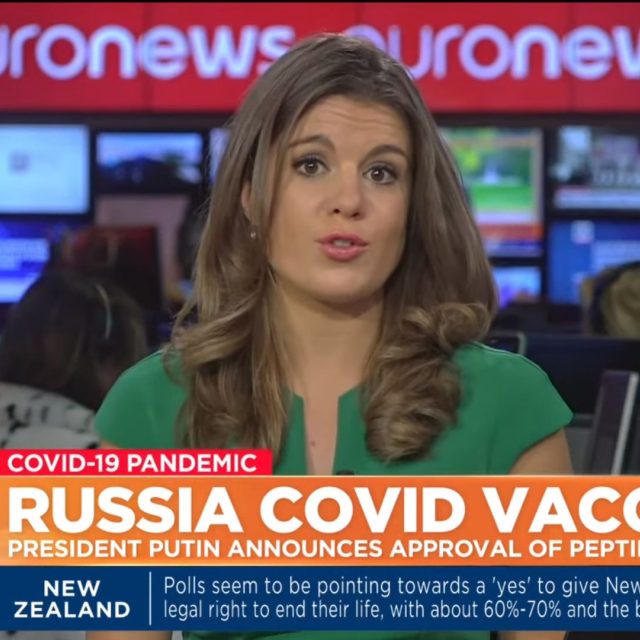 Z vysílání zpravodajské televize Euronews | foto: repro Euronews