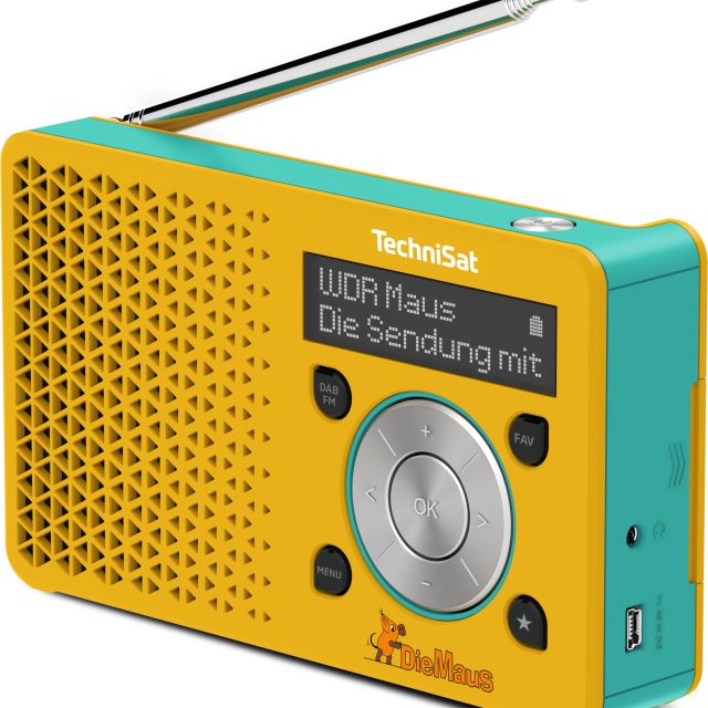 DAB+ přijímač TechniSat Digitradio 1 ve verzi Die Sendung mit der Maus zum Hören | foto: TechniSat