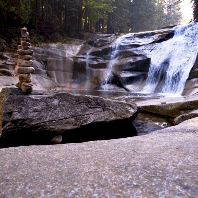 Relaxační kanál Mumlavské vodopády | foto: SledováníTV.cz
