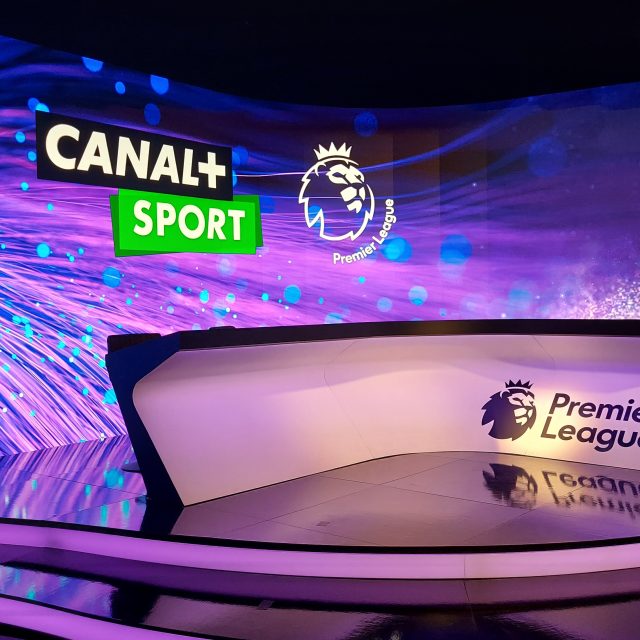 Studio tematické televize Canal+ Sport | foto: Lukáš Polák,  Český rozhlas