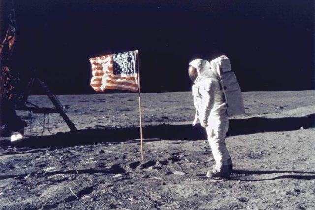 Apollo 11 na Měsíci | foto:  archiv autora