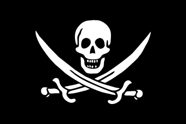 Pirátská vlajka | foto: Open Clip Art Library