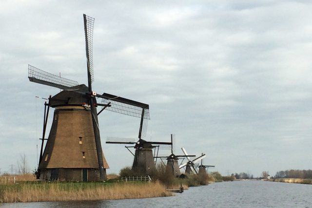 Větrné mlýny v Nizozemsku | foto: Silvie  Třeslínová
