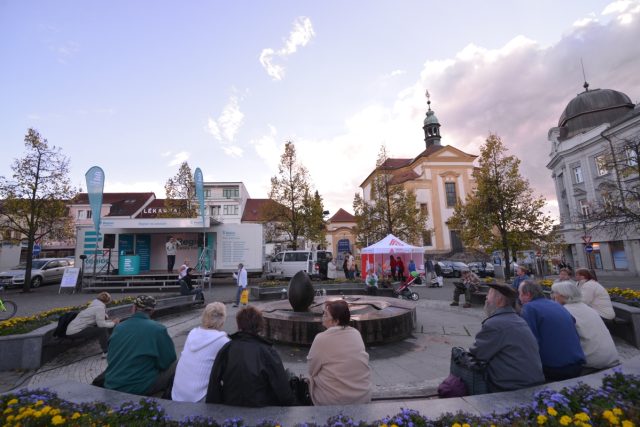 Masarykovo náměstí v Benešově | foto: Martin Čuřík