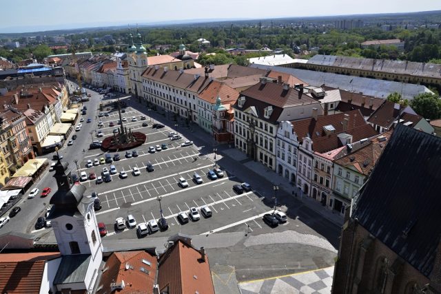 Výhled na Velké náměstí | foto: Jiřina Šmídová,  Český rozhlas