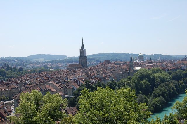 Pohled na švýcarské město Bern | foto: CC0 Public domain,  Fotobanka Pixabay