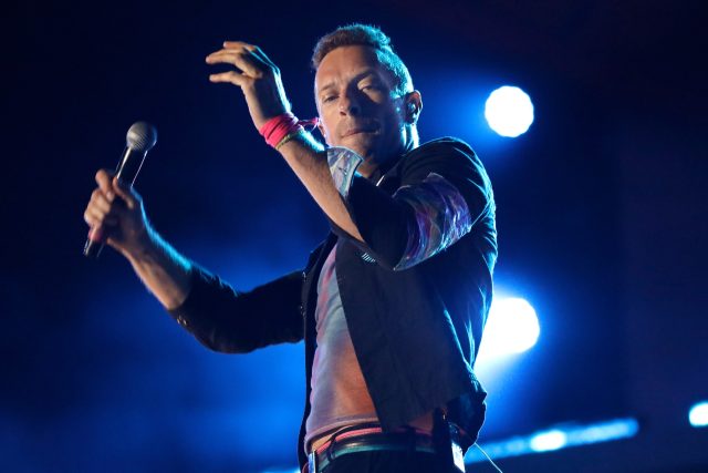 Chris Martin,  zpěvák kapely Coldplay | foto: Profimedia