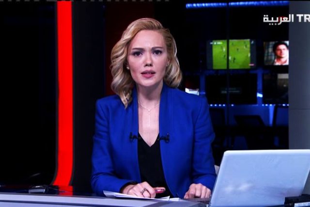 Ukázka z vysílání turecké televize TRT | foto: repro foto TRT