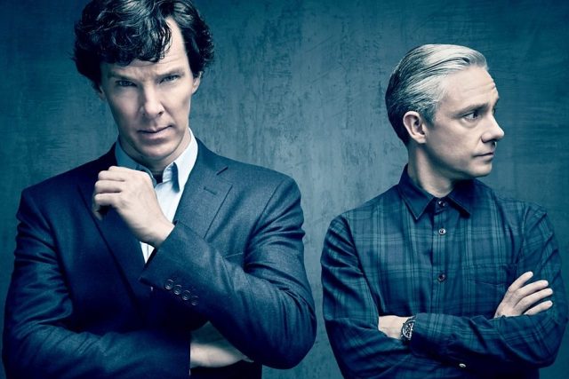 Hlavní hrdinové seriálu Sherlock z produkce britské BBC | foto: Česká televize