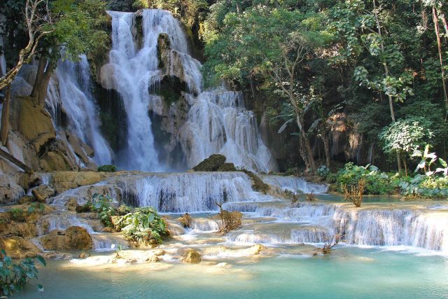 Vodopády v laosské provincii Luang Prabang | foto: Fotobanka Pixabay