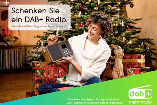 Vánoční kampaň na propagaci DAB+ rádia pro rok 2017. | foto: archiv digitalradio.de