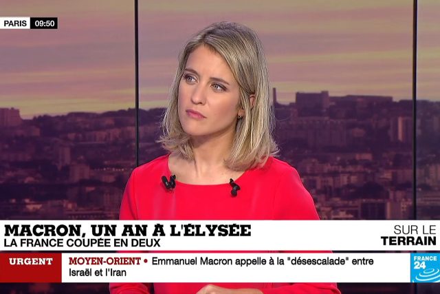 Z vysílání zpravodajské televize France 24. | foto: repro foto France 24