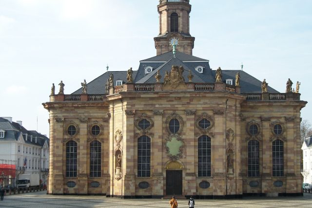Kostel svatého Ludvíka v Saarbrückenu,  metropoli Sárska | foto: Pixabay