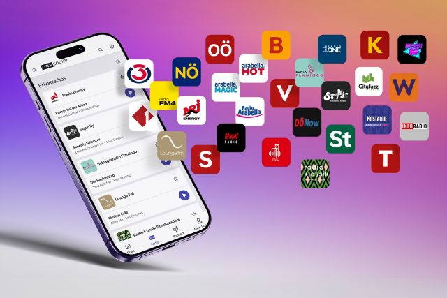 Služba ORF Sound obsahuje nově i vysílání rakouských komerčních stanic | foto: ORF