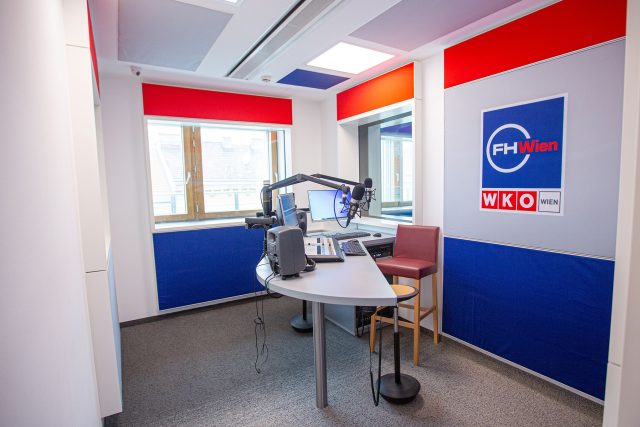 Rozhlasové studio stanice Radio Radieschen | foto: FHWien der WKW