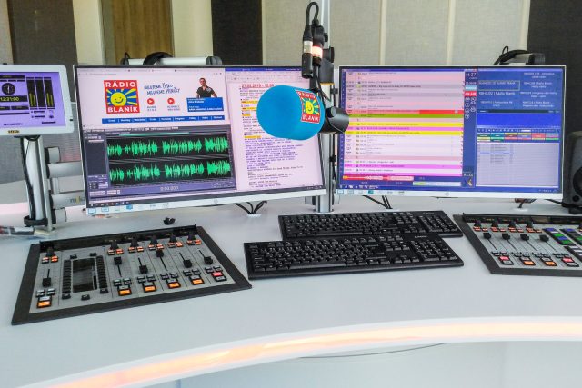 Vysílací studio Rádia Blaník | foto: Rádio Blaník