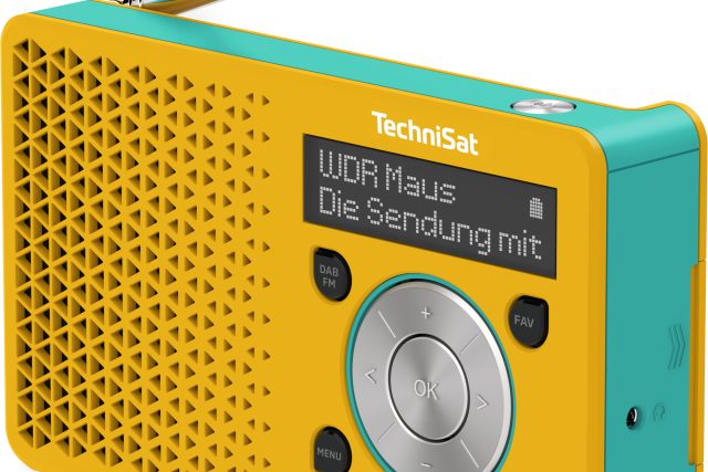 DAB+ přijímač TechniSat Digitradio 1 ve verzi Die Sendung mit der Maus zum Hören | foto: TechniSat