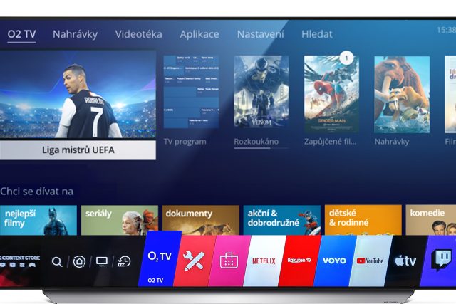 Aplikace O2 TV pro televizory LG s operačním systémem WebOS | foto: O2 Czech Republic