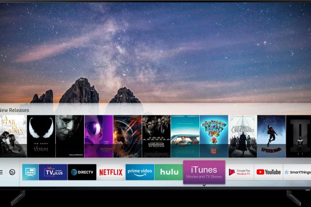 Videopůjčovna iTunes Movies & TV Shows v prostředí televizorů Samsung | foto: Samsung