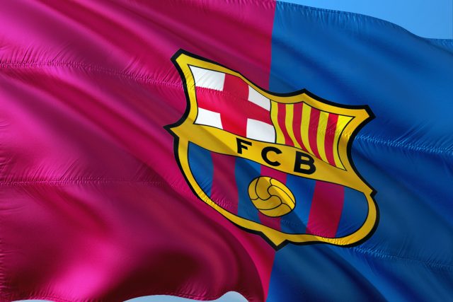 Vlajka fotbalového klubu FC Barcelona | foto: Pixabay