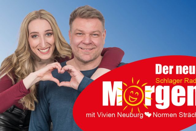 Moderátorská dvojice ranního vysílání na německé stanici Schlager Radio | foto: Schlager Radio